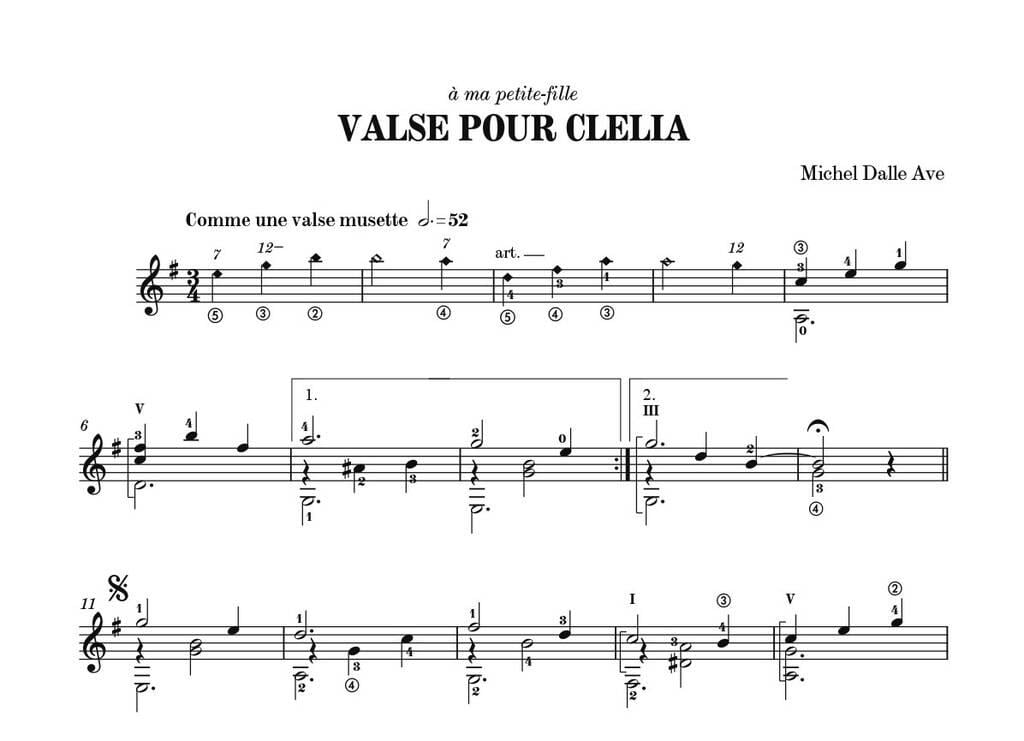 Valse Pour Clelia